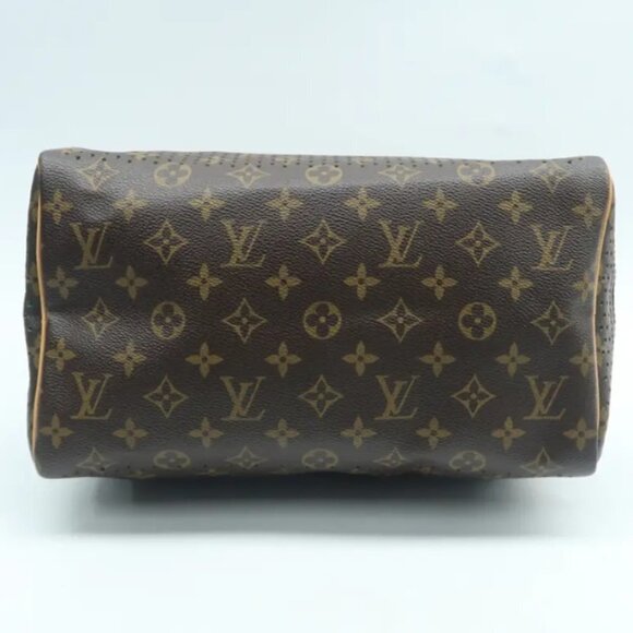 100% Authentic Louis Vuitton Speedy 30 Brown Monogram Canvas Hand Bag - Picture 5 of 12